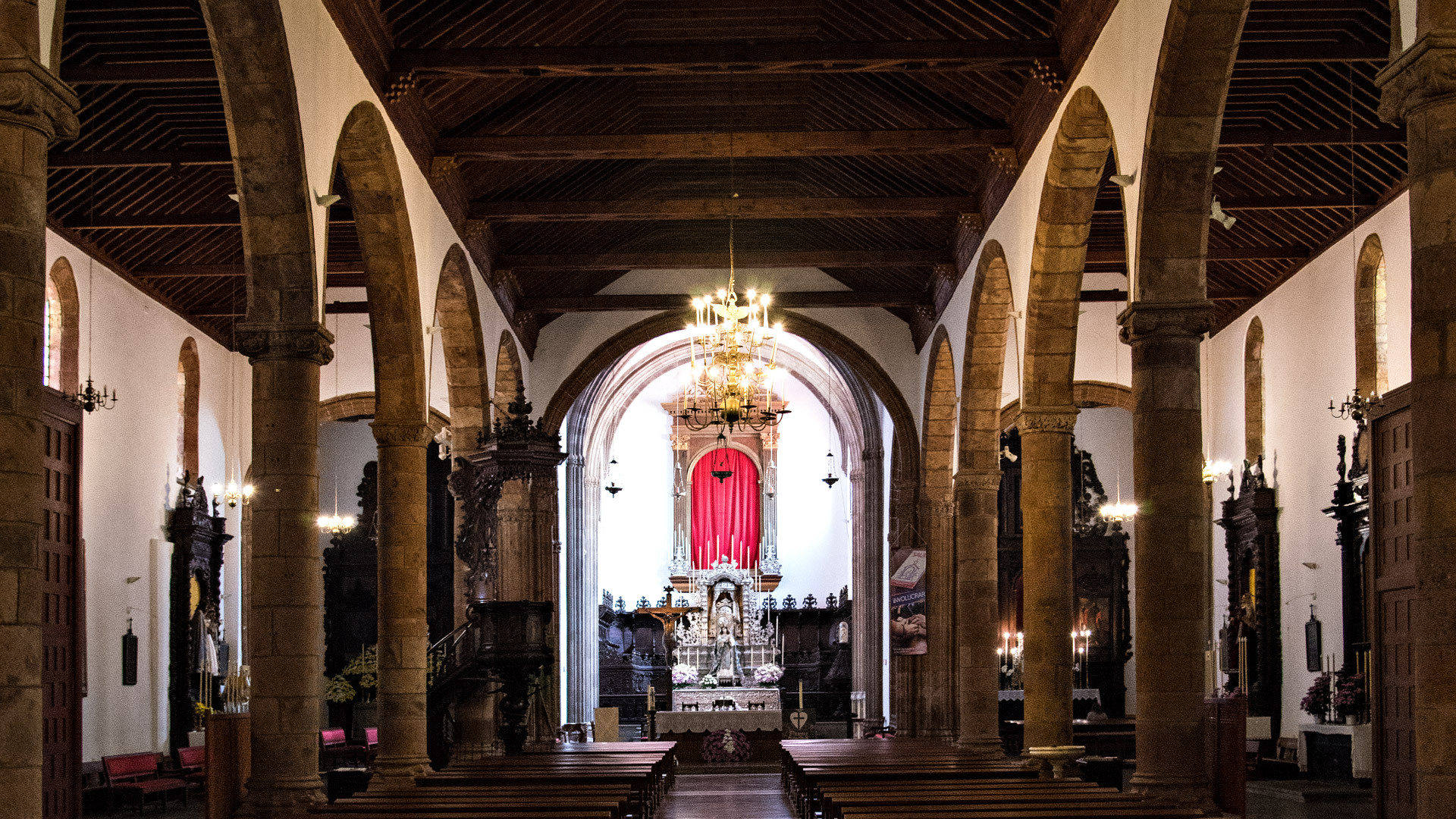Kirchenschiff der Iglesia de la Concepción in La Laguna