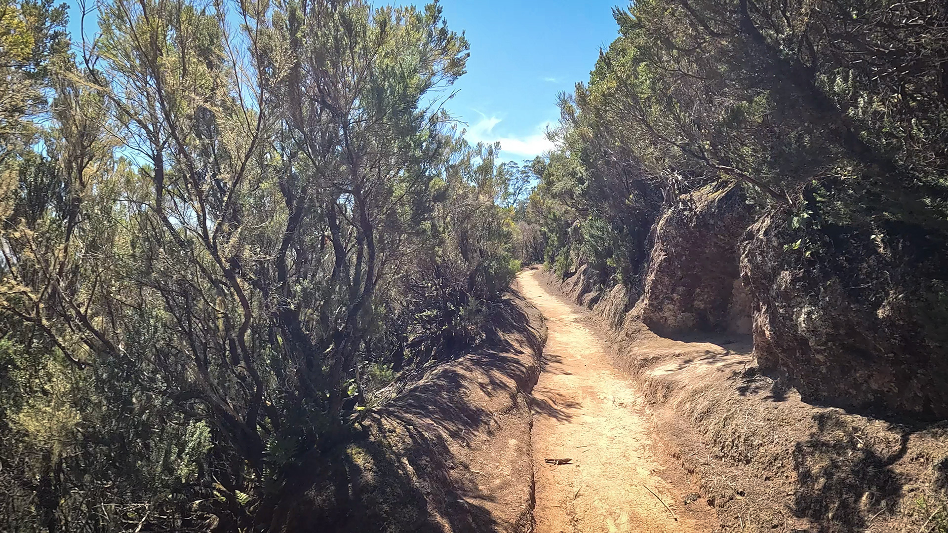 alte Verbindungswege auf den Bergkämmen des Anaga