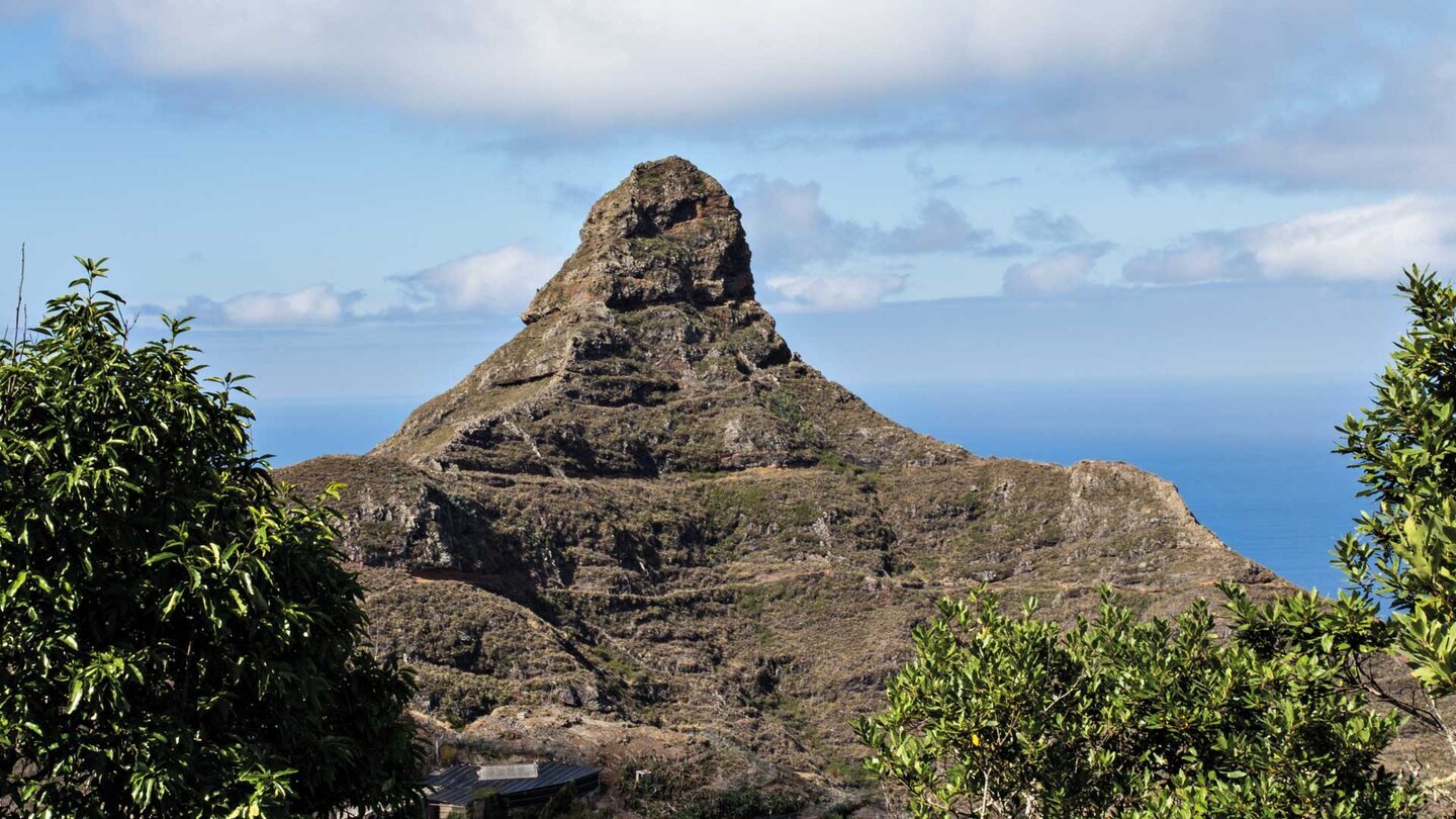 Der Roque de Taborno im Anaga – wegen seiner markanten Form auch das Matterhorn Teneriffas genannt