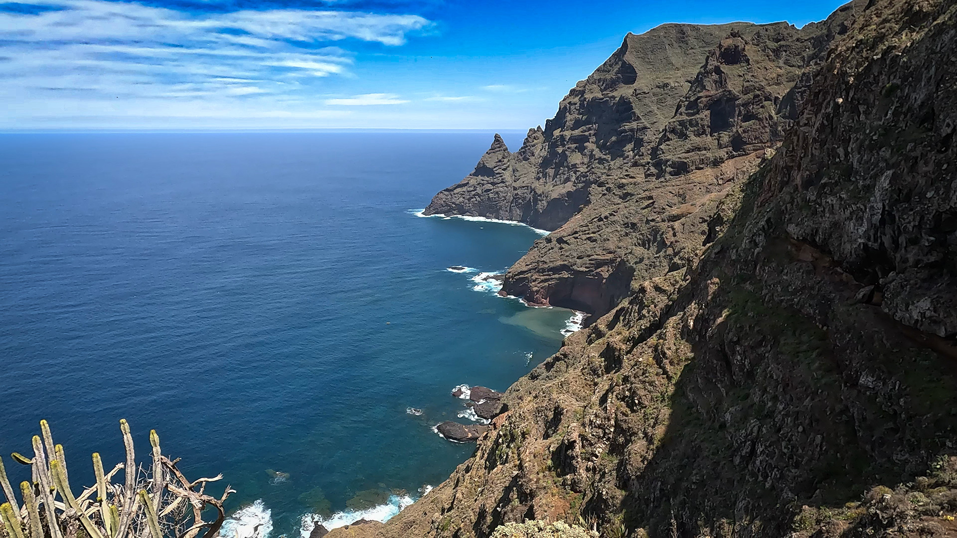 Steilküste bei Punta del Hidalgo