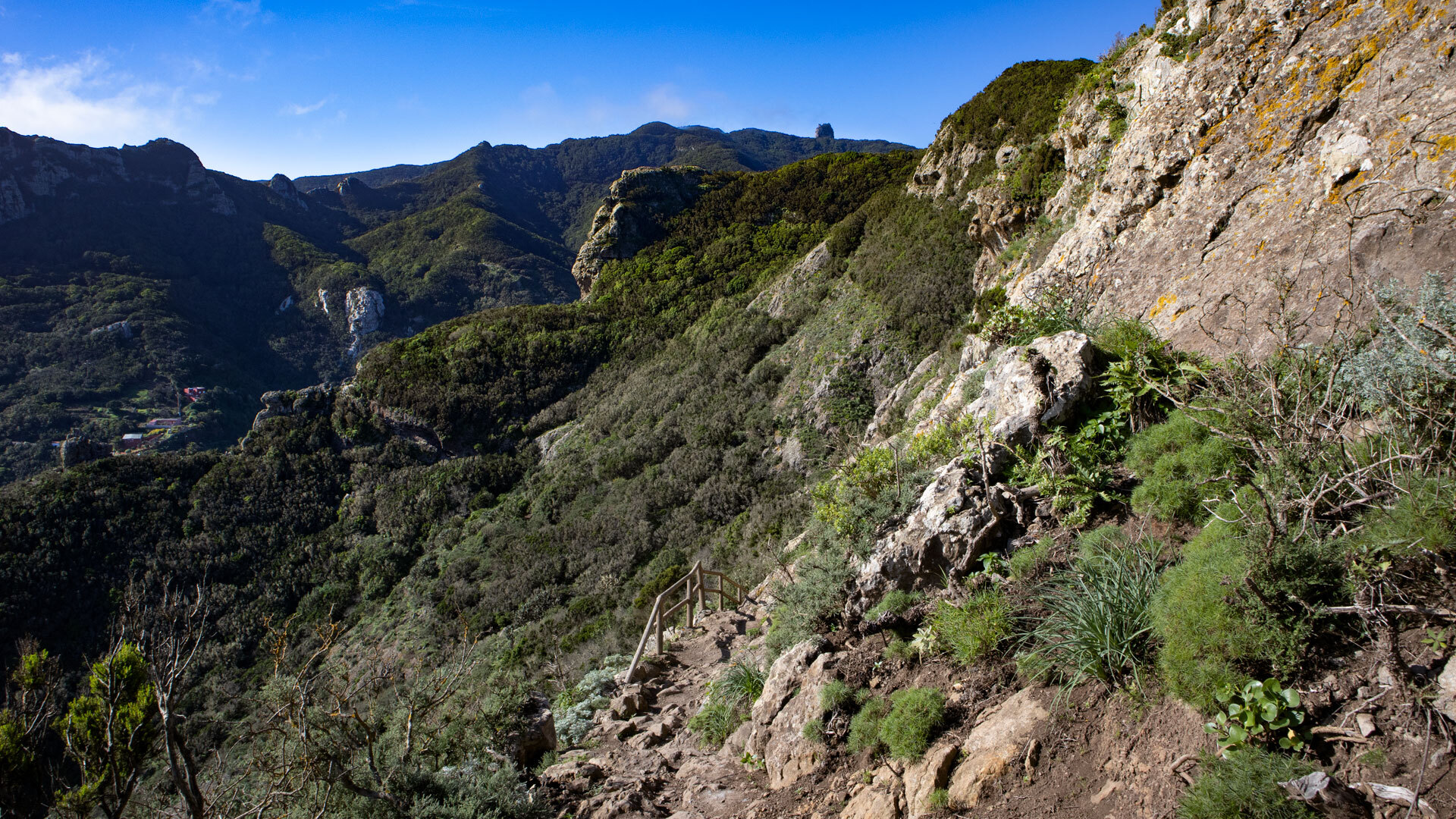 Blick nach Chamorga